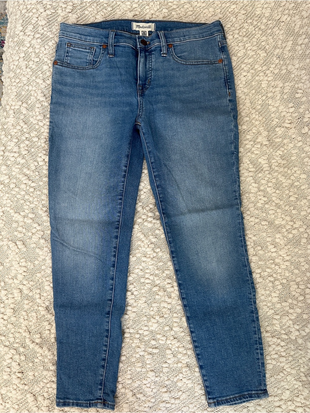 Madewell Maxine 8” Skinny Jeans Size 29P Medium Wash